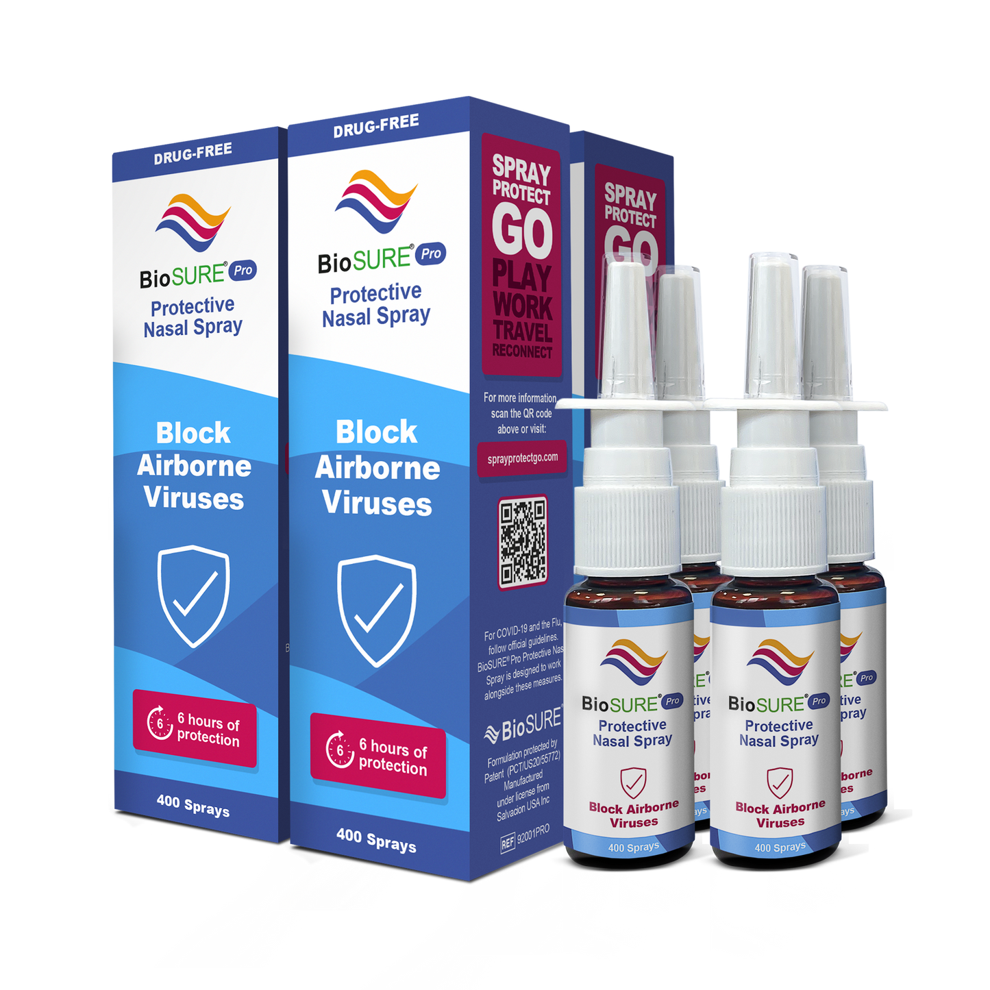 BioSURE PRO Protective Nasal Spray - Block Airborne Viruses